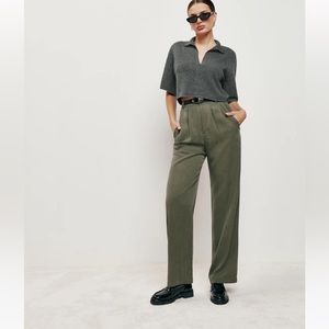Reformation Mason Pant (Army Green) 8